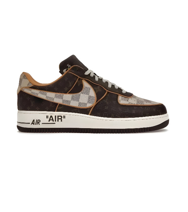 Nike Air Force 1 Low "Louis Vuitton Monogram Brown Damier Azur"