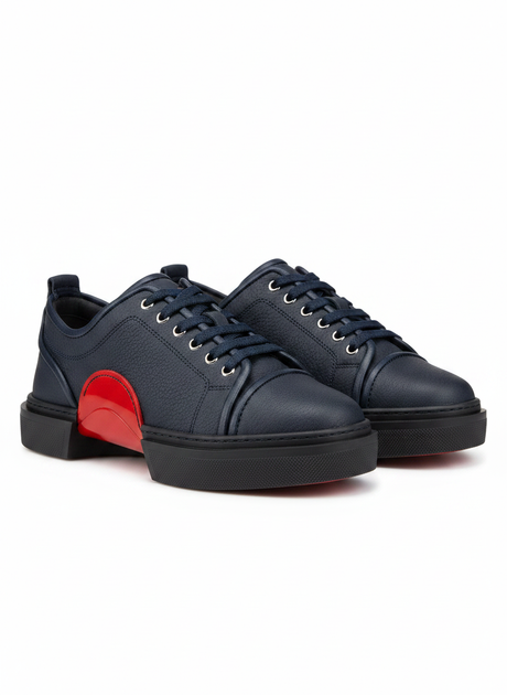 Louboutin Adolon Junior "Recycled polyester and bio-based materials - Navy" — чифт