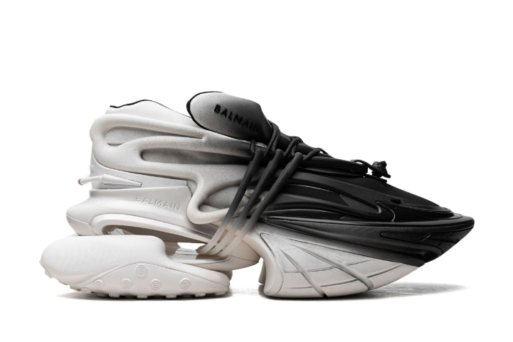 Balmain Unicorn "White/Black/Gradient" sneakers