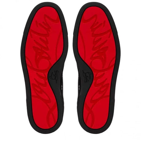 Louboutin Louis Junior "Veau velours - Black"