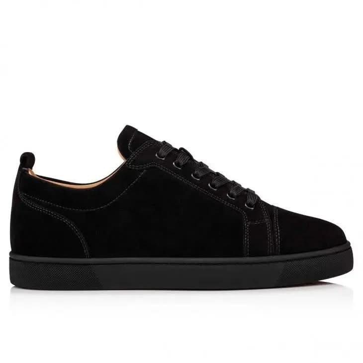 Louboutin Louis Junior "Veau velours - Black"