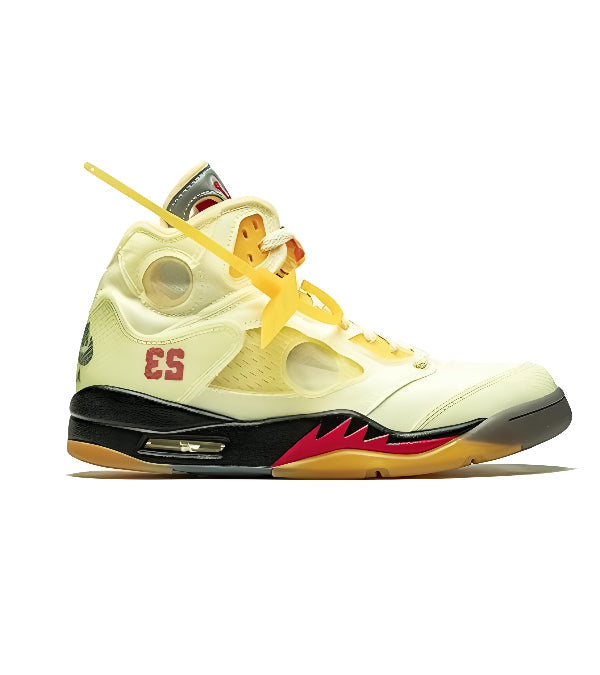 Off-White x Air Jordan 5 SP 'Sail'