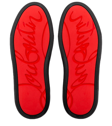 Louboutin Louis "Patent calf leather, Veau velours and strass"