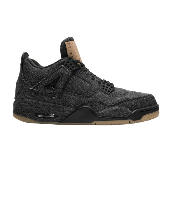 Levis x Nike Air Jordan 4 Black