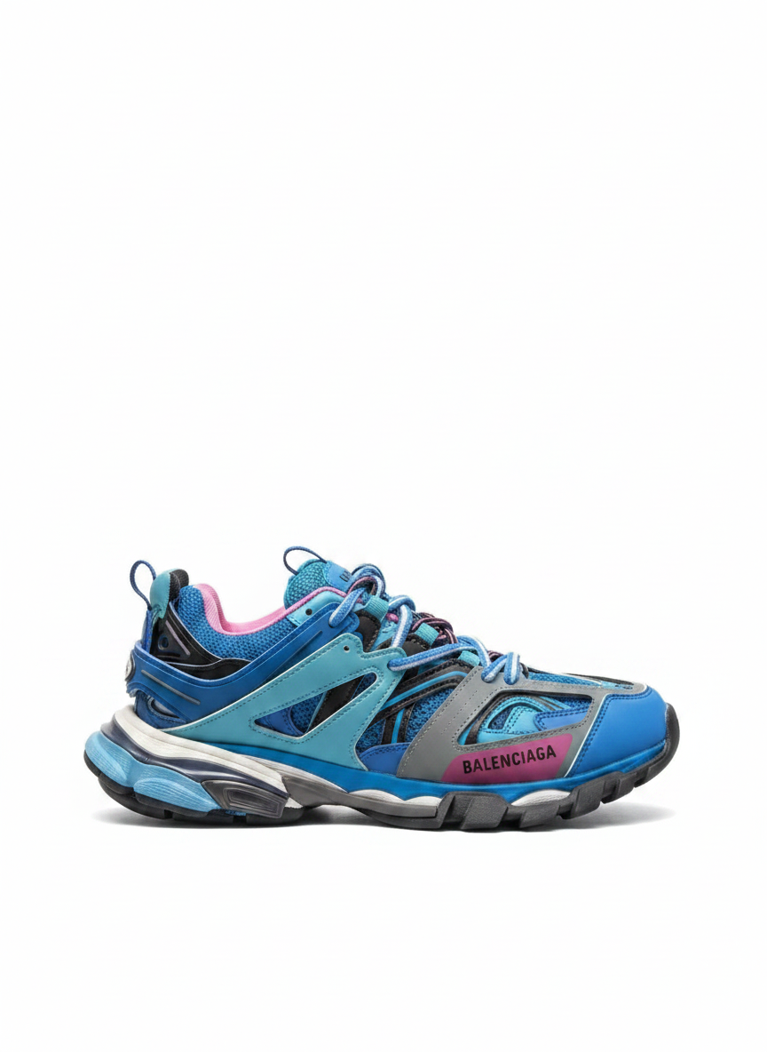 Balenciaga Track 'Blue/Pink' — страничен изглед